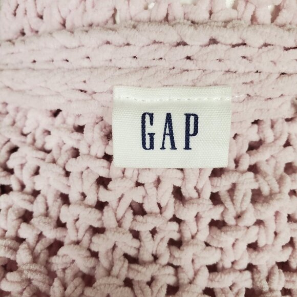 GAP Lavender 90s Shaker Open Boxy Cardigan Drop Shoulder XXL Barbiecore Softgirl - Picture 2 of 13